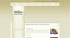 Desktop Screenshot of millerfuneralhomedundee.com
