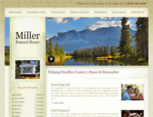 Tablet Screenshot of millerfuneralhomedundee.com